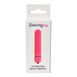 Loving Joy 10-functie roze bullet vibrator