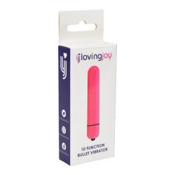 Loving Joy 10-functie roze bullet vibrator