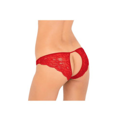 PURE NV CROTCHLESS PANTY RED, M/L