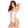 OPEN ENDED-SEAMLESS BODYSUIT WHITE, OS