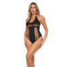 HOT TOO HANDLE BODYSUIT BLACK, OS