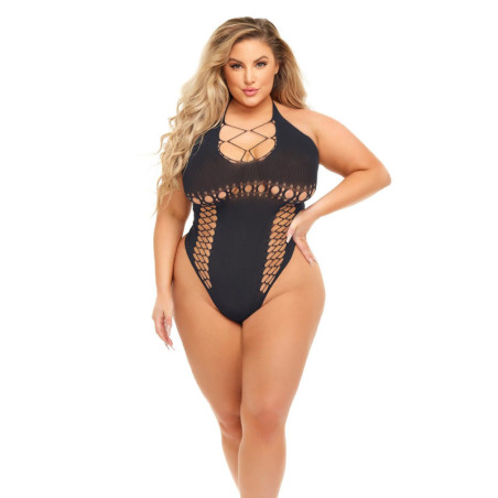 HOT TOO HANDLE BODYSUIT BLACK, QUEEN