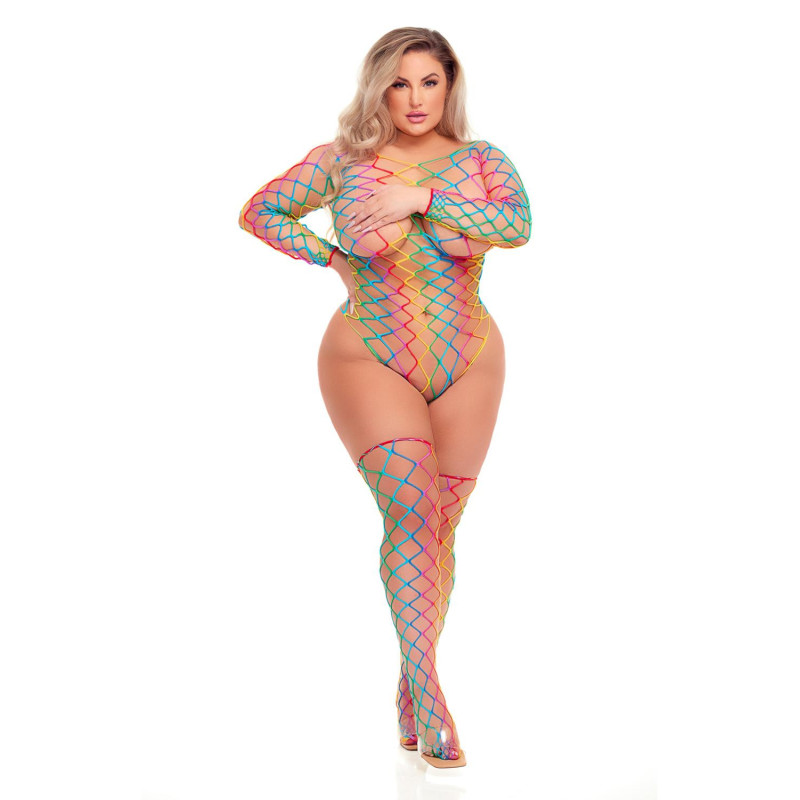 TASTE THE RAINBOW TEDDY & THONG, QUEEN