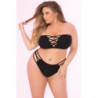 TRUTH OR BARE 2PC BRA SET PLUS SIZE