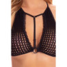 THE REAL ME 2PC BRALETTE SET BLACK, OS