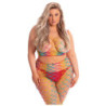 ROY G. BIV 2PC BODYSTOCKING PLUS SIZE