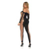 DIAMOND DRIPPIN BODYSTOCKING BLACK, OS