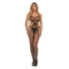 HIT THE LINE CROTCHLESS BODYSTOCKING BLACK, OS