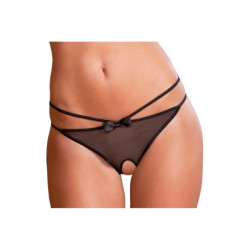 CROTCHLESS FEMME FATAL PANTY BLACK, M/L