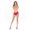 ESCAPE ARTIST LACE CRTLS HIPST RED, S/M