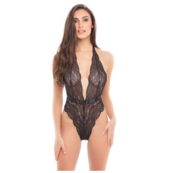 DARING DARLING LACE TEDDY BLACK, M/L