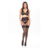 SWEET TEMPTATIONS 3PC SET BLACK, M/L