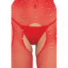 SPARKLE CROTCHLESS BODYSTOCKING, OS