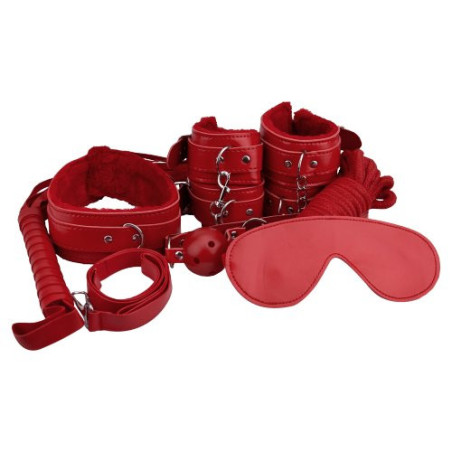 Loving Joy Beginner's Bondage Kit Rood (8-Delig)