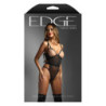 CROTCHLESS TEDDY WITH OPEN UNDERWIRE CUPS, L/XL