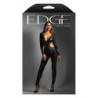 WETLOOK CATSUIT WITH HIDDEN FULL ZIPPER CLOSURE, L/XL