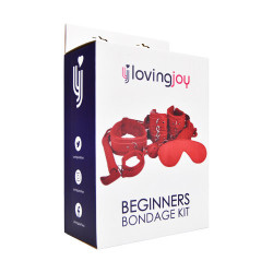 Loving Joy Beginner's Bondage Kit Rood (8-Delig)