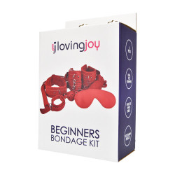 Loving Joy Beginner's Bondage Kit Rood (8-Delig)