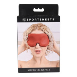 SPORTSHEETS SAFFRON BLINDFOLD RED