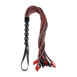 SPORTSHEETS SAFFRON BRAIDED FLOGGER