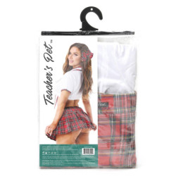 TEACHERS PET MISS HONOR STUDENT 4 PC SCHOOL GIRL COSTUME