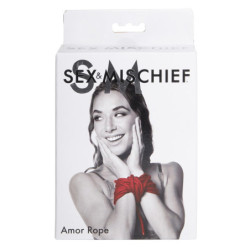 SPORTSHEETS SM AMOR ROPE RED