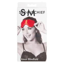 SPORTSHEETS SM AMOR BLINDFOLD RED