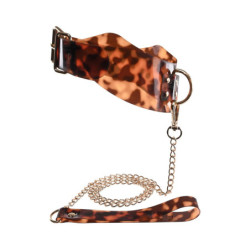 SPORTSHEETS AMBER COLLAR AND LEASH ANIMAL