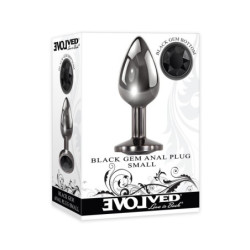 EVOLVED BLACK GEM ANAL PLUG SMALL