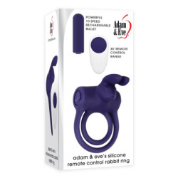 A&E ADAM & EVE'S SILICONE REMOTE CONTROL RABBIT RING