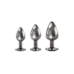 EVOLVED BLACK GEM ANAL PLUG SET