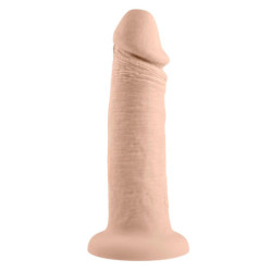 EVOLVED 6INCH VIBRATING DONG LIGHT FLESH