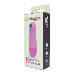 Loving Joy 10-Functie Clitorale Zuigvibrator Roze