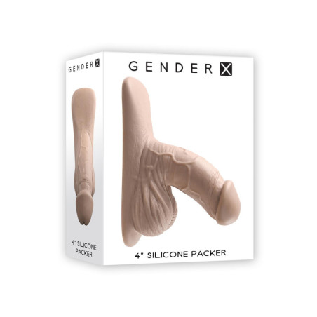 GENDER X 4 INCH SILICONE PACKER LIGHT