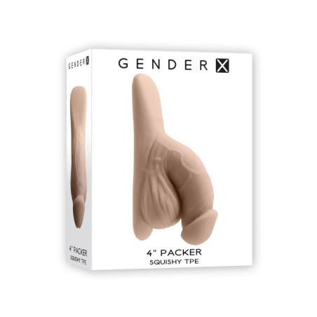 GENDER X 4INCH PACKER LIGHT FLESH