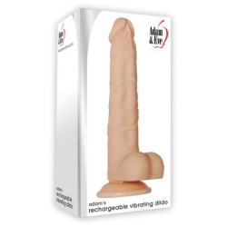 A&E ADAM'S RECHARGEABLE VIBRATING DILDO