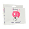 Loving Joy Harige Handboeien Roze