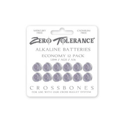 ZERO TOLERANCE ALKALINE BATTERIES - ECONOMY 12 PACK