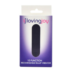 Loving Joy 10 functies oplaadbare bullet vibrator zwart