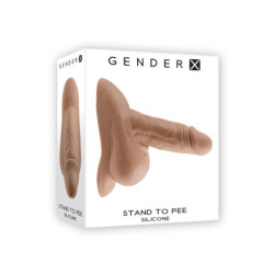 GENDER X STAND TO PEE SILICONE, MEDIUM FLESH