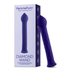 FEMMEFUNN DIAMOND WAND DARK PURPLE