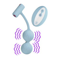 FEMMEFUNN MOMENTA  KEGEL BALLS LIGHT BLUE