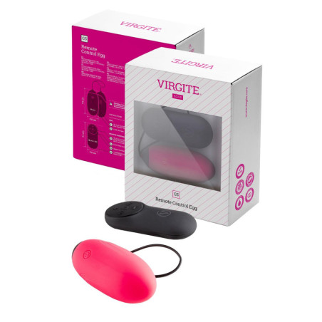 VIRGITE G5 RECHARGEABLE EGG AND REMOTE G5 PINK