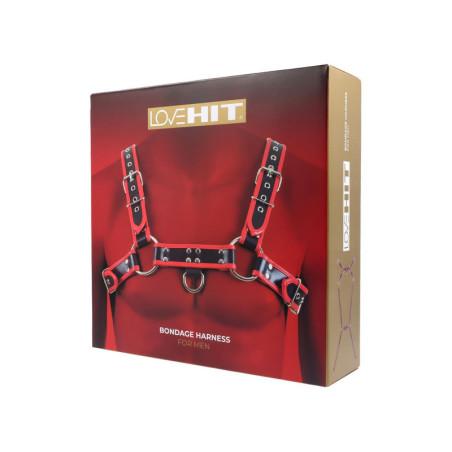 VIRGITE  MAN BONDAGE BODY HARNESS MOD. 1 BLACK