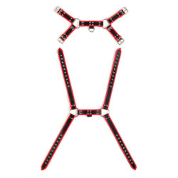 VIRGITE  MAN BONDAGE BODY HARNESS MOD. 1 BLACK