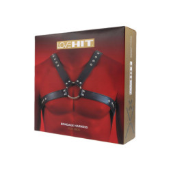 VIRGITE  MAN BONDAGE BODY HARNESS MOD. 3 BLACK