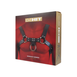 VIRGITE  MAN BONDAGE BODY HARNESS MOD. 4 BLACK