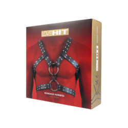 VIRGITE  MAN BONDAGE BODY HARNESS MOD. 6 BLACK