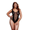 FISHNET JAQUARD V TEDDY, XL