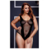 FISHNET JAQUARD V TEDDY, XL